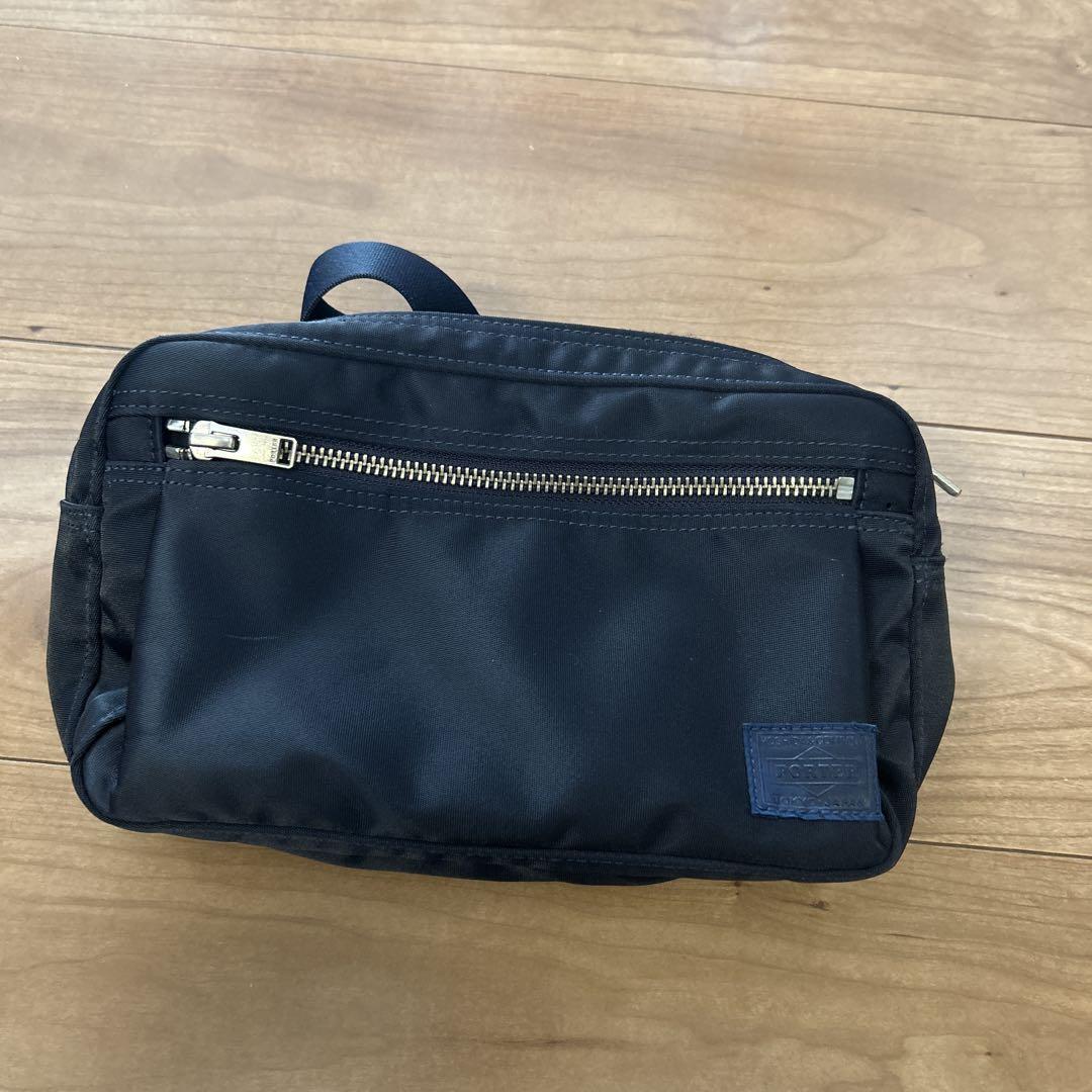 PORTER　ポーター　リフト　ネイビー　紺　ウエストバッグ
