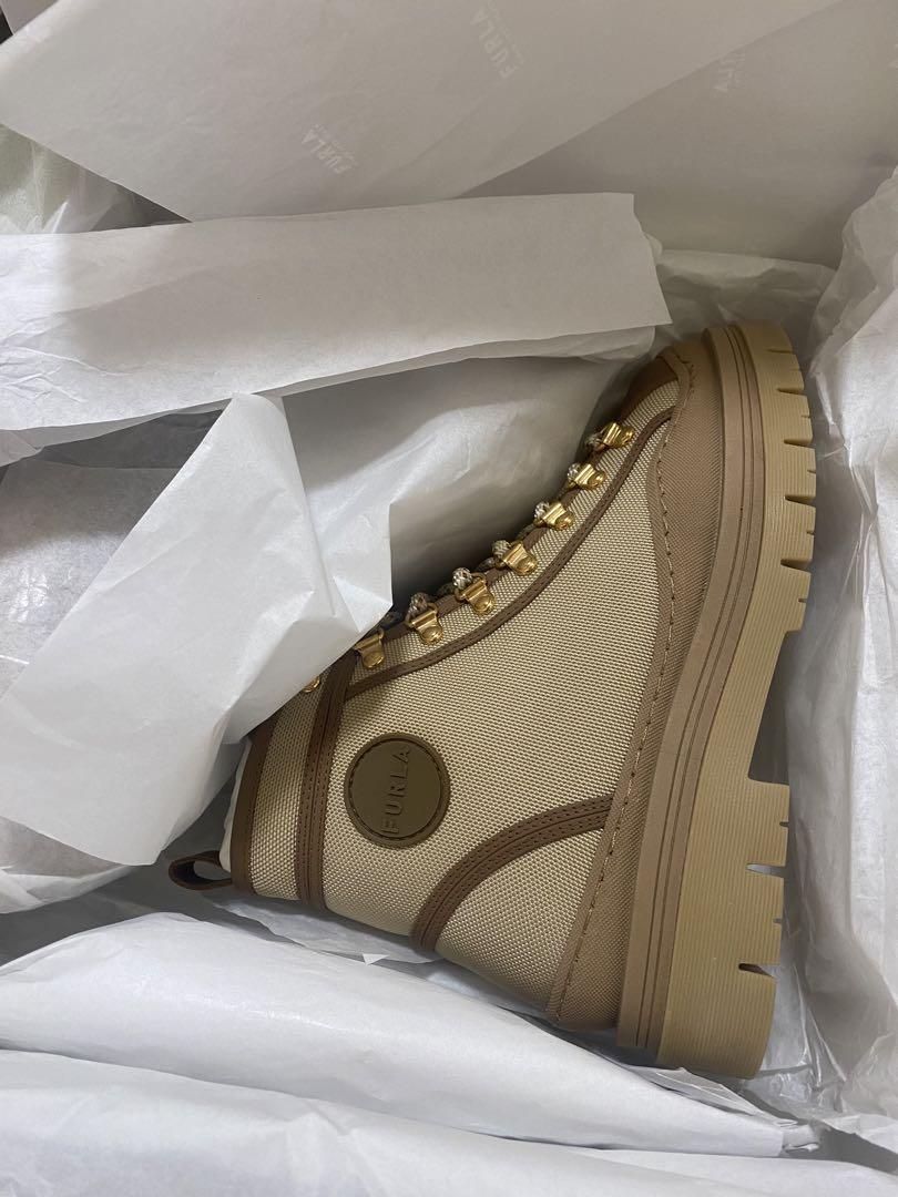 FURLA フルラ HYKE HIGH-TOP LACE-UP 新品未使用 Amazon | [フルラ] 【国内正規品】[フルラ] スニーカー HYKE