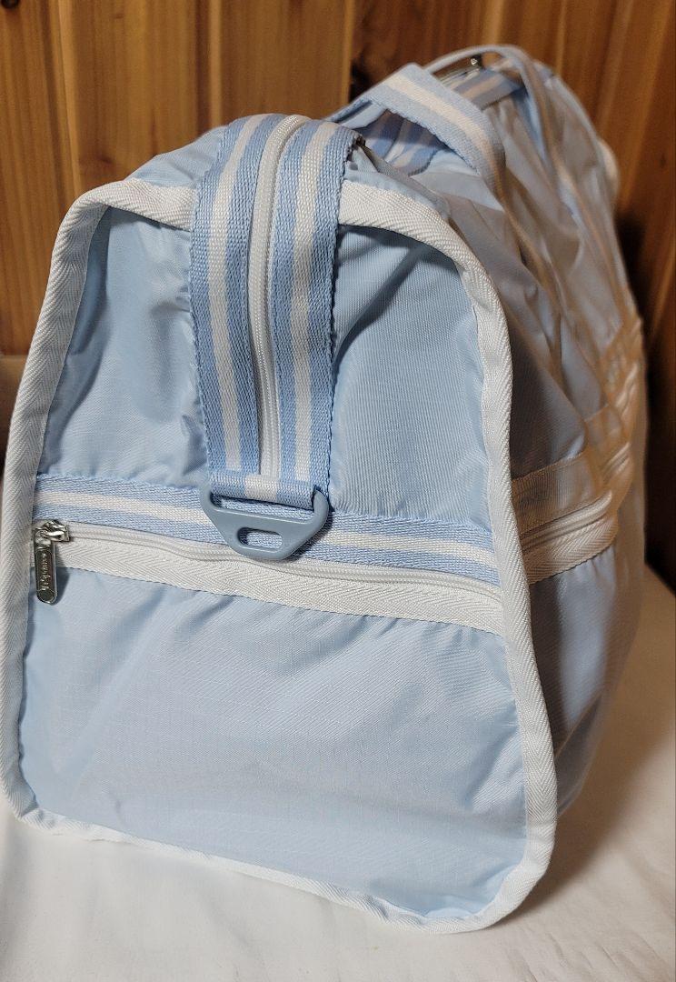 LeSportsac　レスポートサック　ボストンバッグ　水色　ブルー