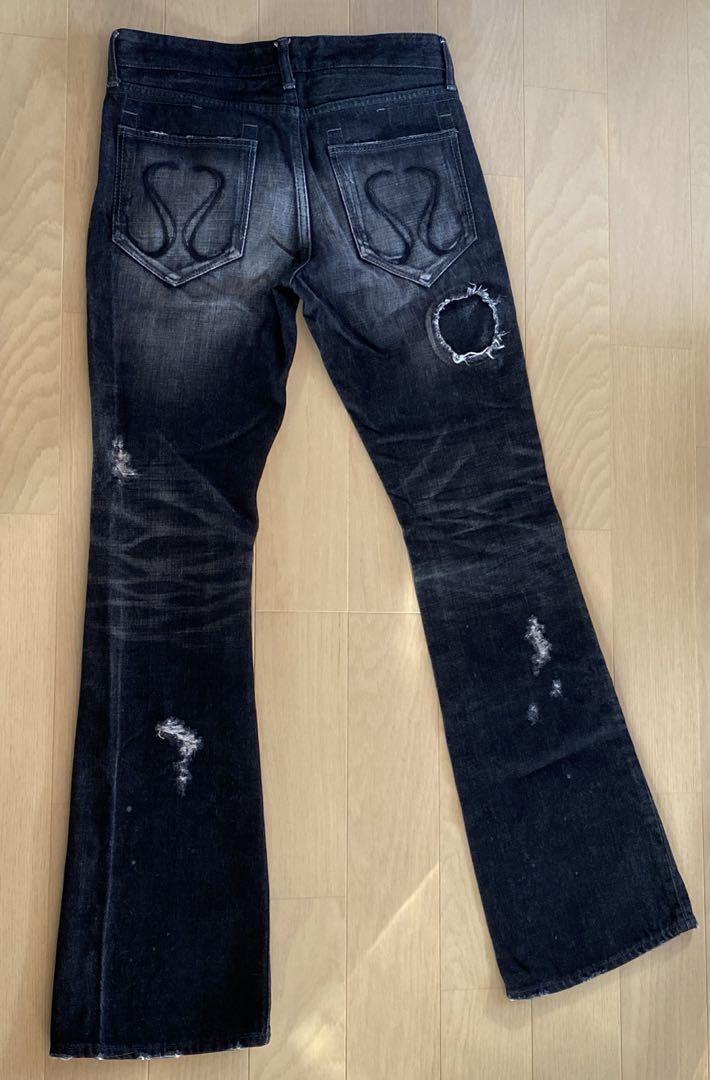 シヴァーライズ civarize ジーンズ サイズ42 デニム ダメージ 美品