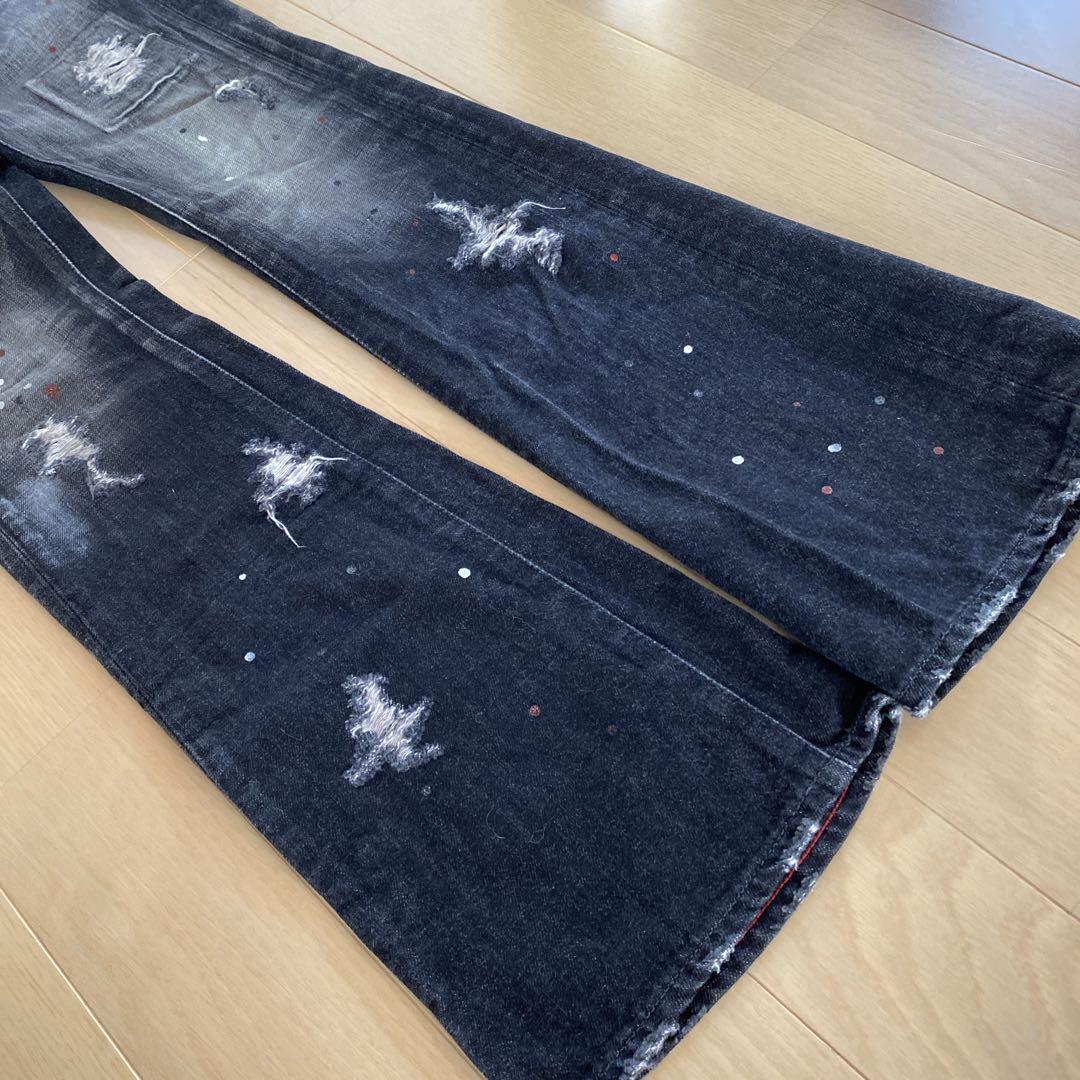 シヴァーライズ civarize ジーンズ サイズ42 デニム ダメージ 美品