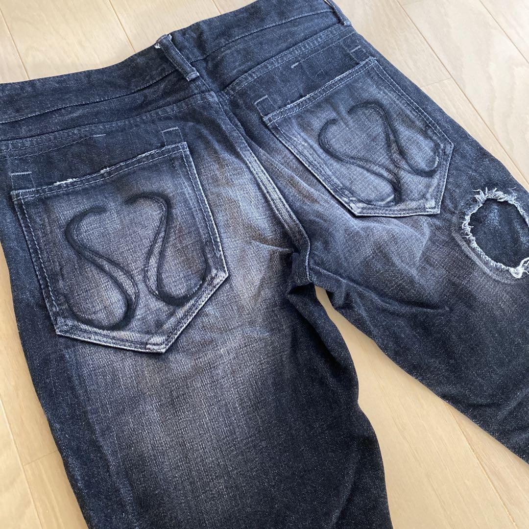 シヴァーライズ civarize ジーンズ サイズ42 デニム ダメージ 美品