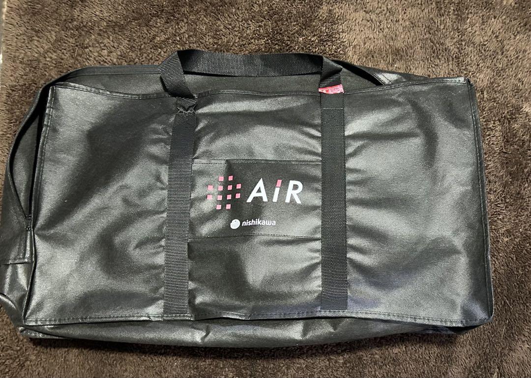 西川 AiR エアー3Dピロー 高め枕　青