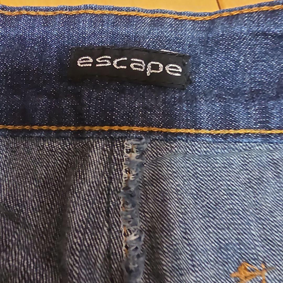 escape ダークブルーバギーデニム escape ダークブルーバギーデニム