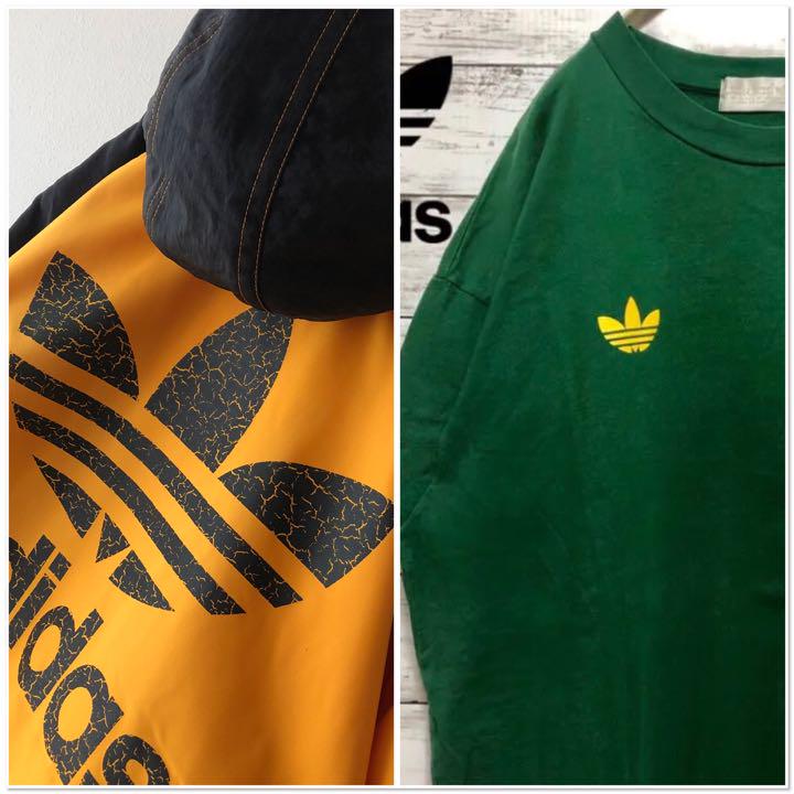 ※専用です。adidas 2枚 ビック ロゴ アノラックパーカー 銀タグ