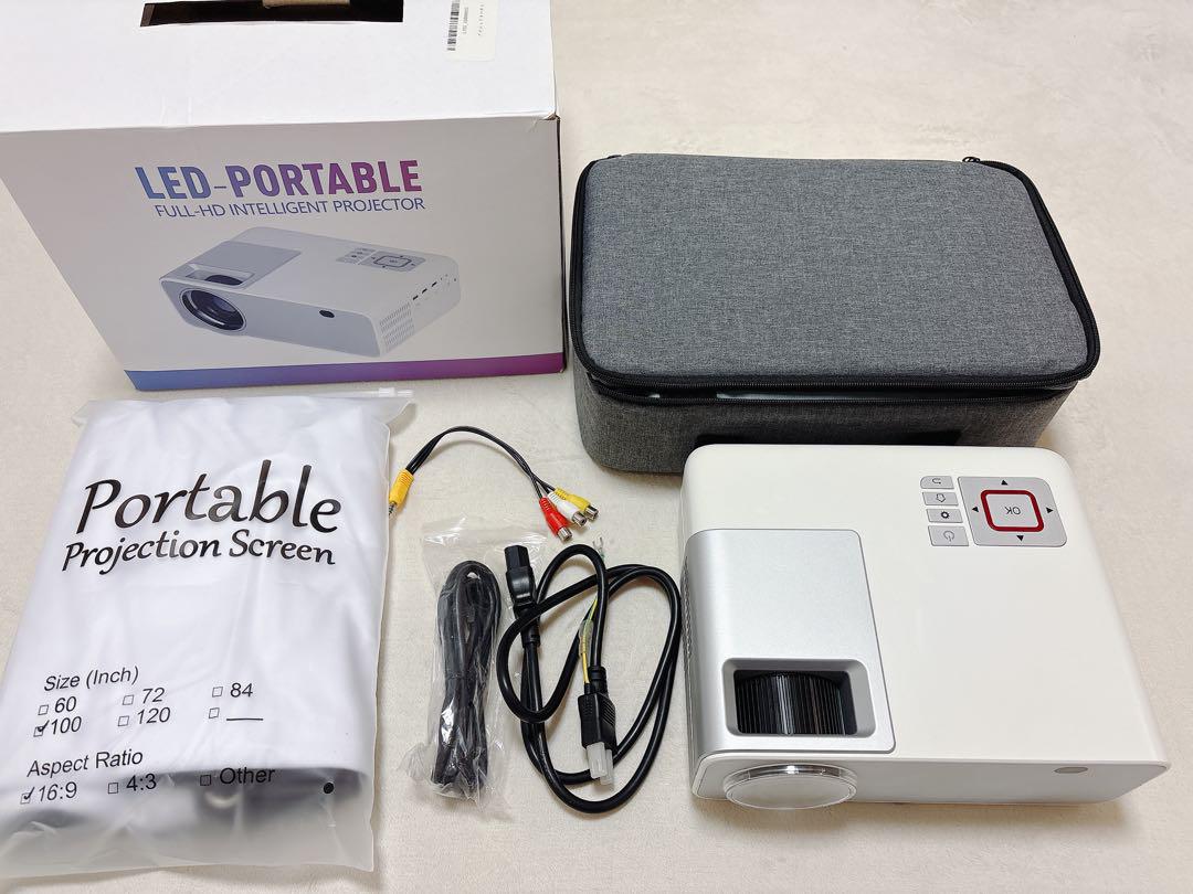 LED-PORTABLE フルHDプロジェクター 本体