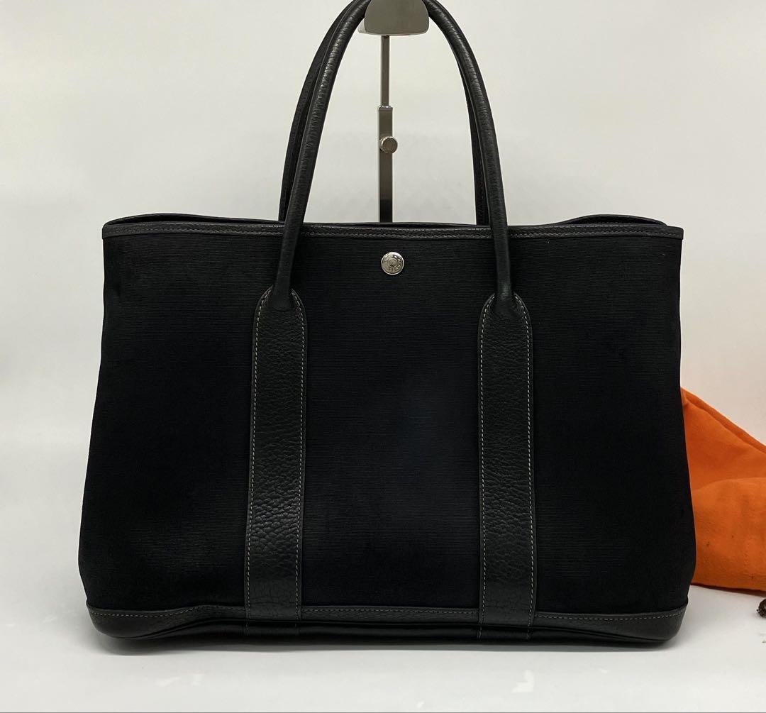 ⭐️ 美品 エルメス ガーデンパーティ PM トートバッグ ブラック 鑑定済