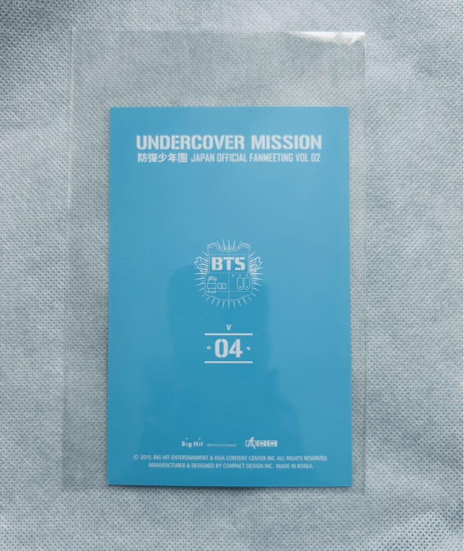 BTS　UNDER COVER MISSION　アンカバ　フォトカード　ユンギ 2025年最新】bts undercover mission ユンギの人気アイテム