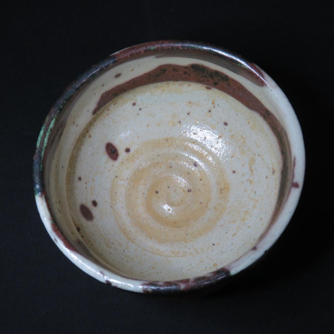 茶碗 六角高台 志野焼か 茶道具 茶器 抹茶碗 茶の湯 いっぷく