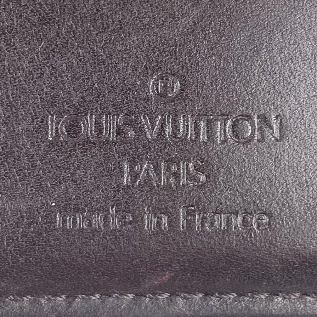 美品 LOUISVUITTON レザー 長財布 ヴェルニ アマラント モノグラム