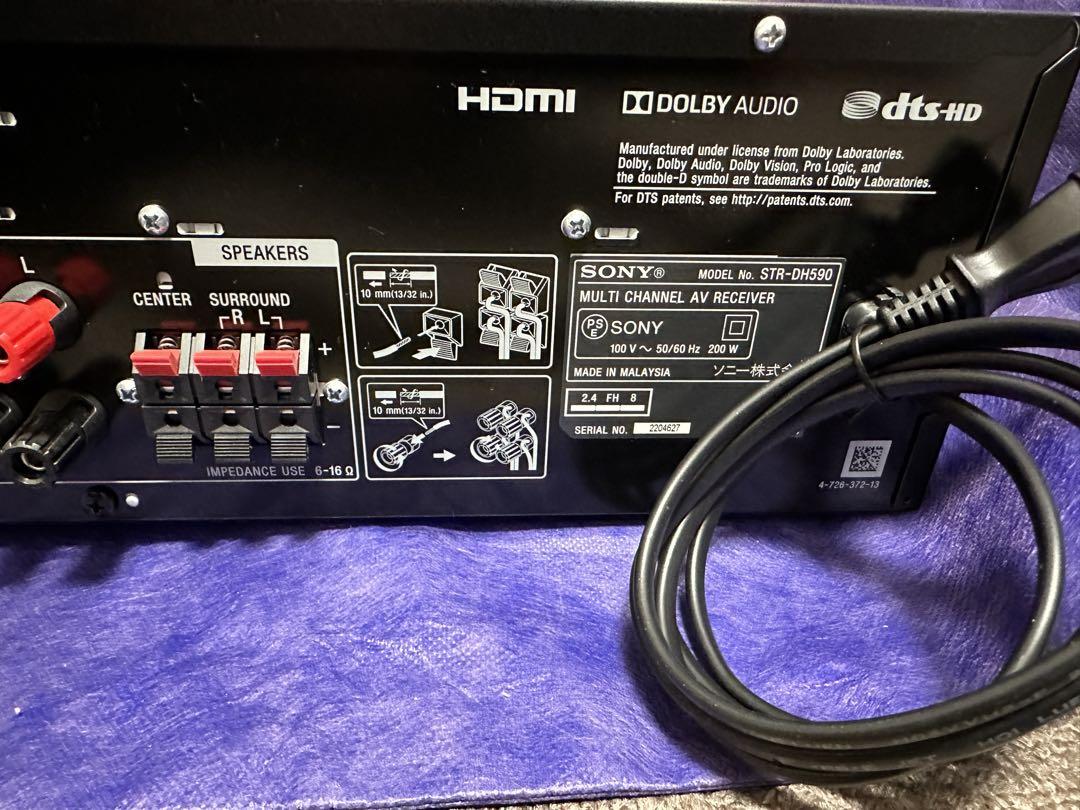 SONY STR-DH590 マルチチャンネルインテグレートアンプ