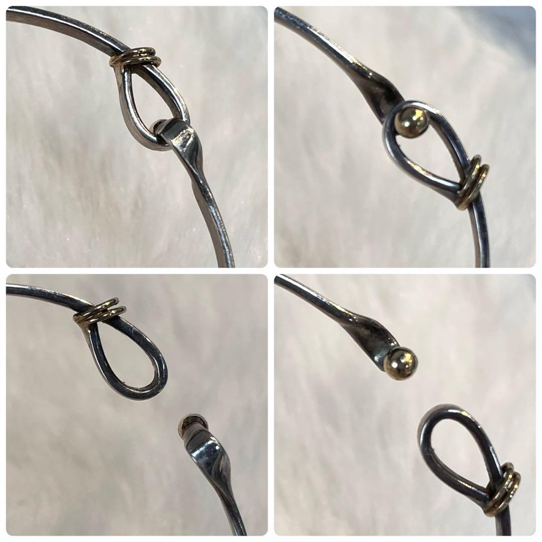 Tiffany & Co. シルバー 925 750 バングル フックアンドアイ Tiffany & Co. シルバー 925 750 バングル フックアンドアイ