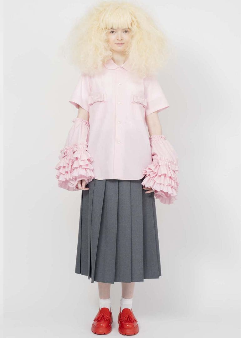 25SSコムデギャルソンガール フリルつけ袖COMME des GARCONS GIRL