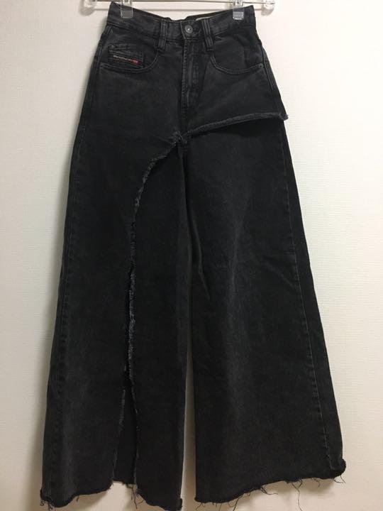 サイズⓖ 専用 ワイドパンツ スリット フリンジ kbFUV-m37682500009 DIESEL ディーゼル パンツ