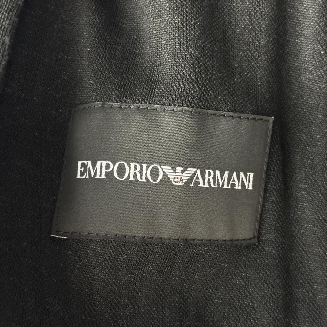 未使用 エンポリオアルマーニ セットアップ イージーパンツ ブラック 50/48