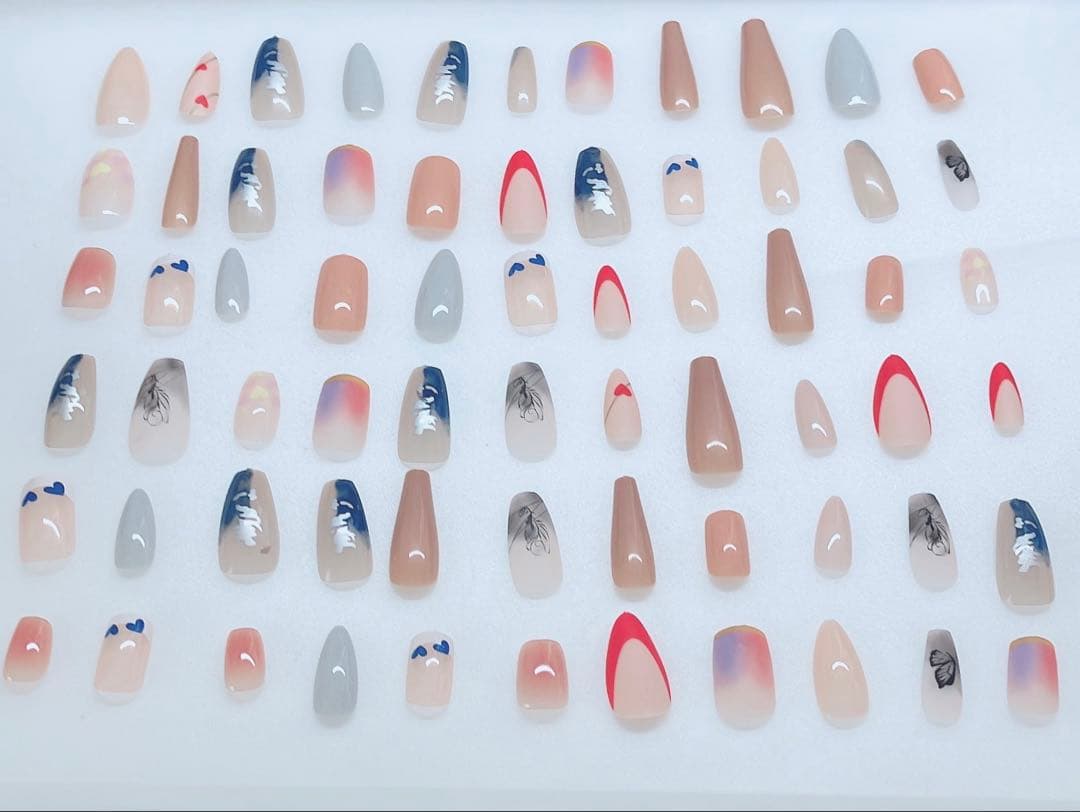 ネイルチップ大容量280個＋おまけ10個