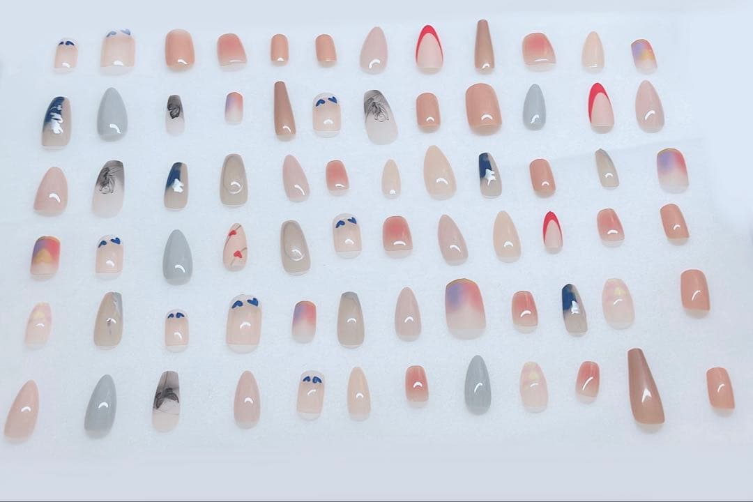 ネイルチップ大容量280個＋おまけ10個