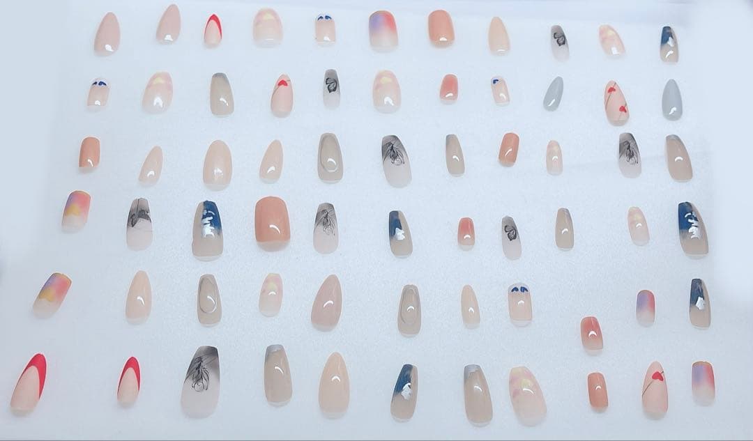 ネイルチップ大容量280個＋おまけ10個