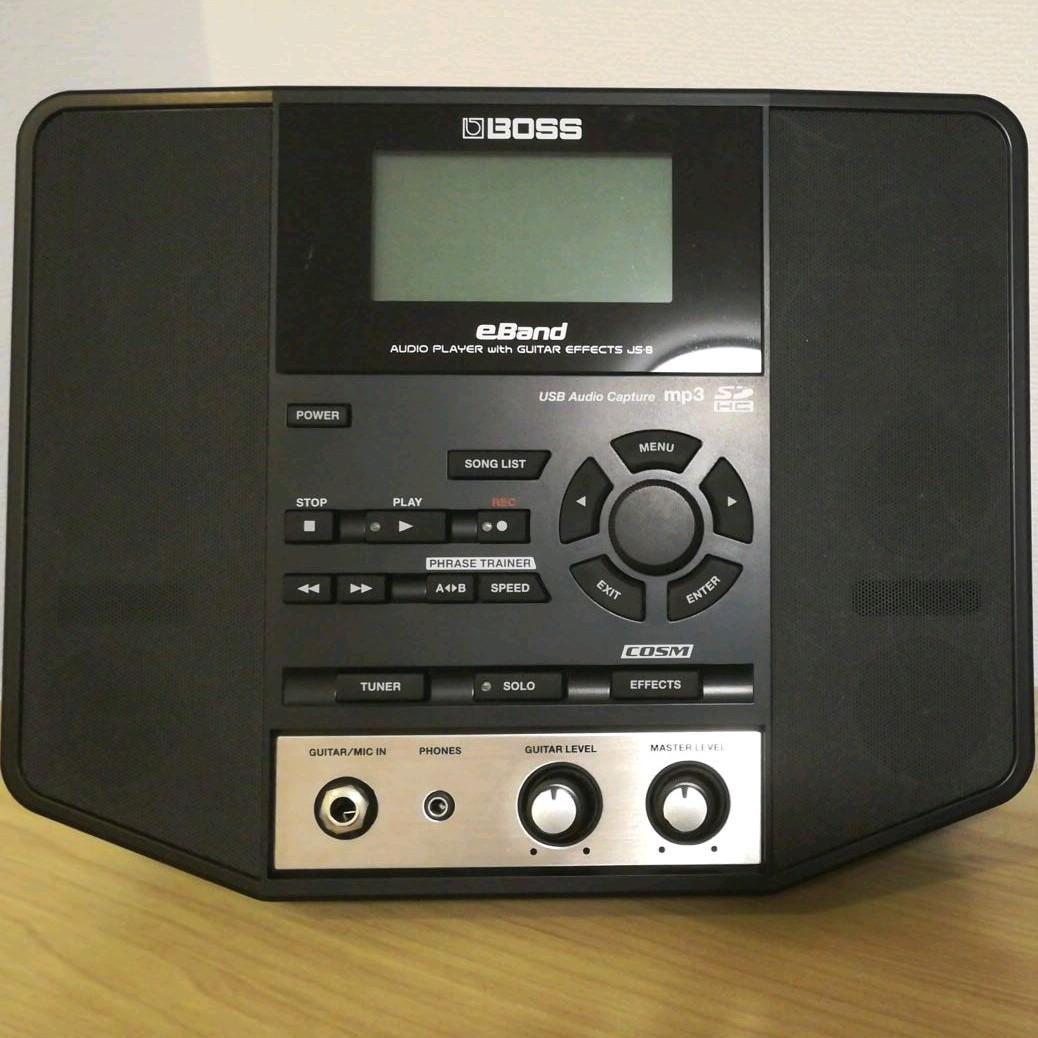 Boss eBand JS-8 Audio player for guitarist W//SD card adapter Rare JAPAN