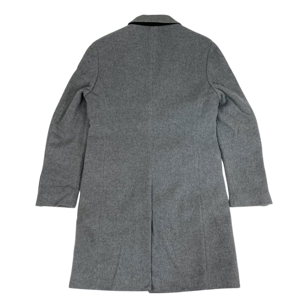 01M652◯ ABAHOUSE チャコールグレー系 チェスター ロングコート