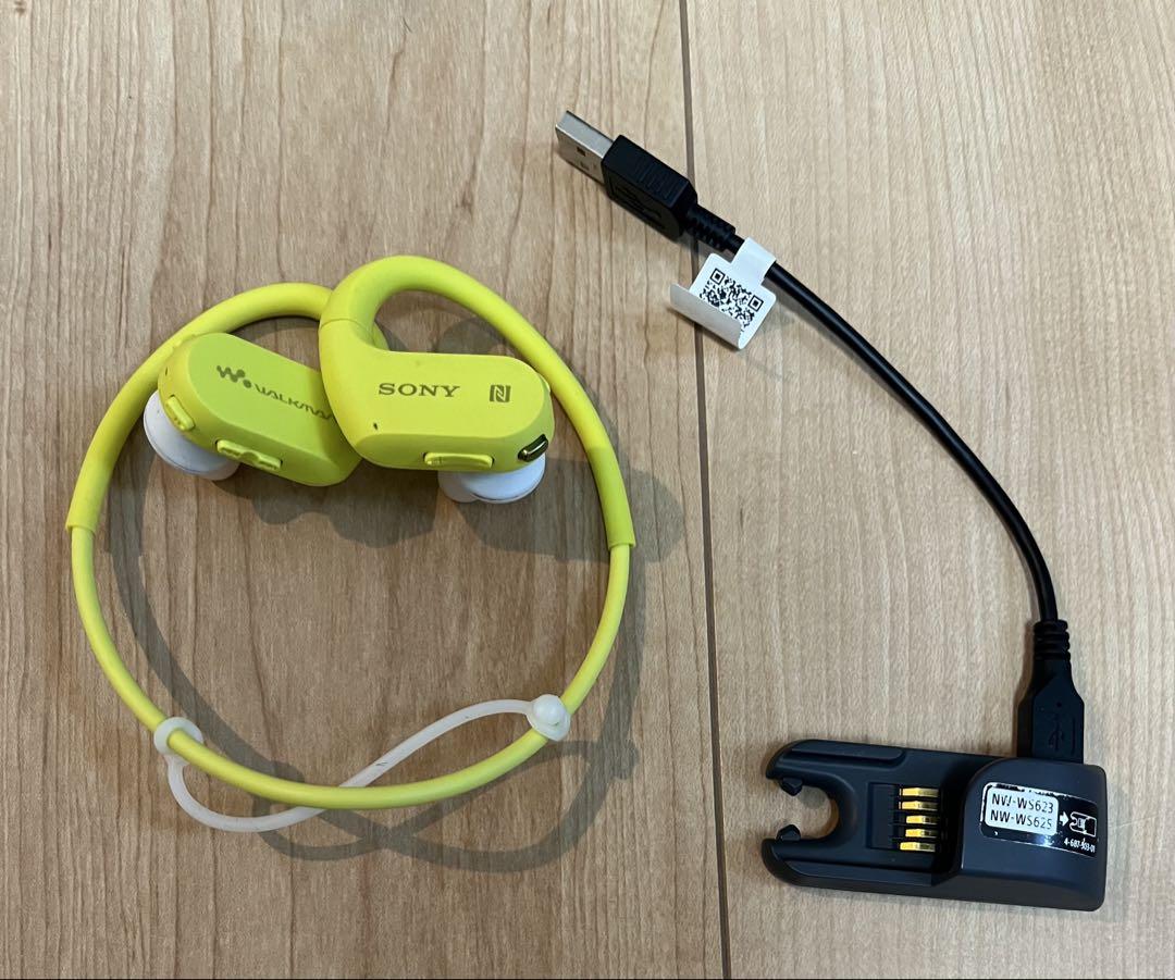 SONY NW-WS623 ワイヤレスイヤホン 充電ケーブル付き　WALKMAN