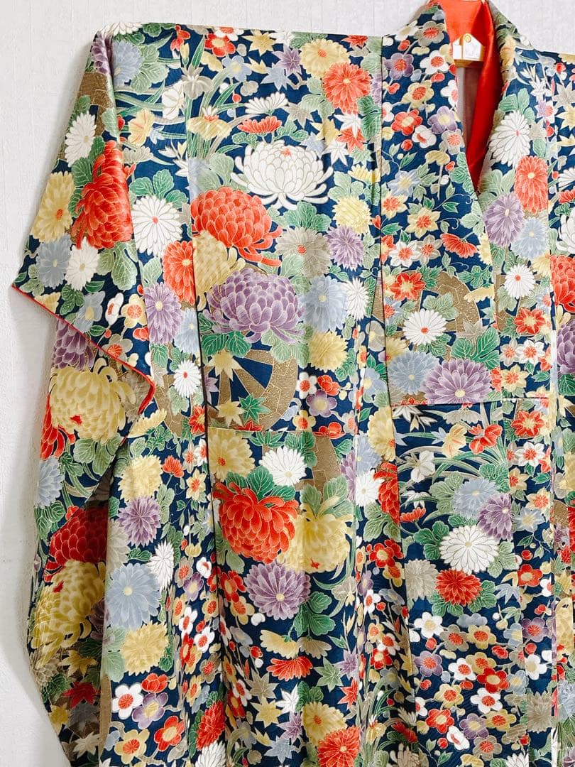 美品 三松 アンティーク 振袖 菊模様 正絹 袷 大正ロマン風 成人式 卒業式 美品 三松 アンティーク 振袖 菊模様 正絹 袷 大正ロマン風 成人式 卒業式