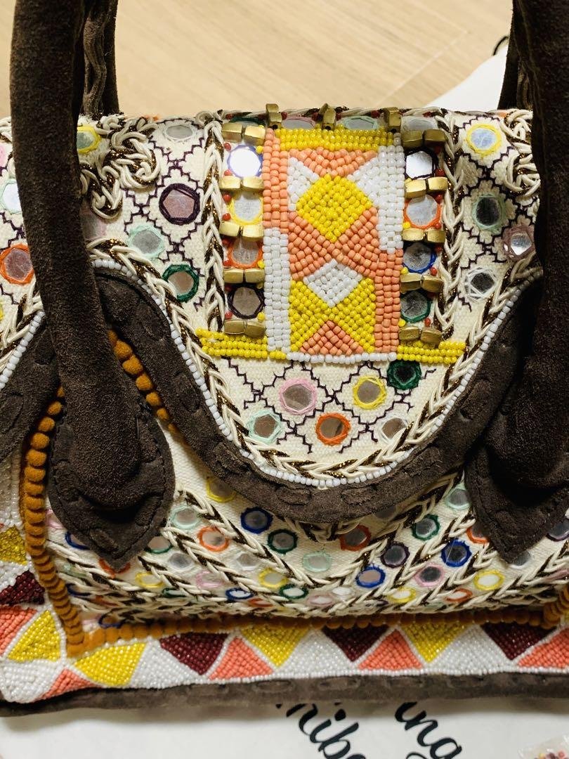 未使用　グレースコンチネンタル　刺繍バッグ ローズ刺繍バッグ / GRACE CONTINENTAL | GRACE CONTINENTAL