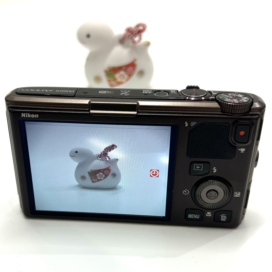 【動作確認済】Nikon COOLPIX S9500 ブラウン デジカメ ニコン