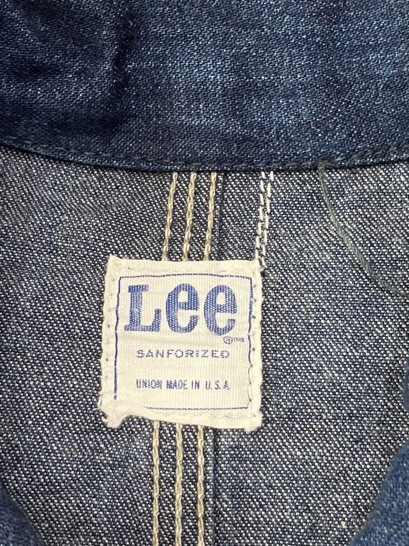 Lee 70s 91-J デニムカバーオール 42相当 右手ダメージ