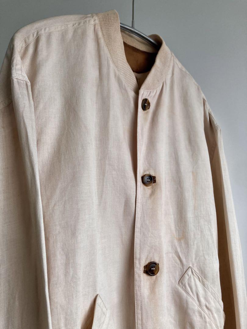 ジャケット・アウター 80s Old Gucci \"discoloration\" Linen JKT