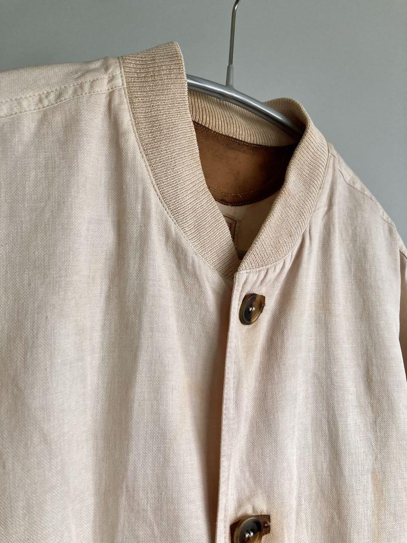 ジャケット・アウター 80s Old Gucci \"discoloration\" Linen JKT