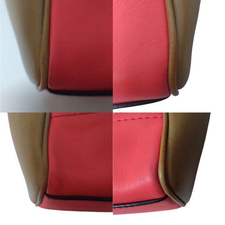 COACH コーチ 2WAY ハンドバッグ ショルダーレザー ブラウン