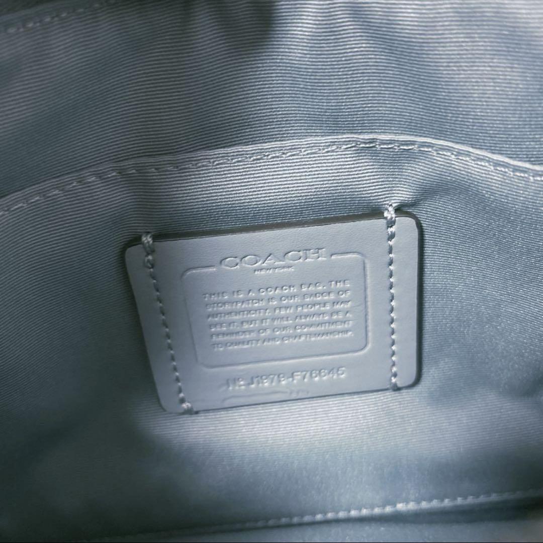 極美品 COACH レザー ショルダーバッグ 二層式 クロスボディ
