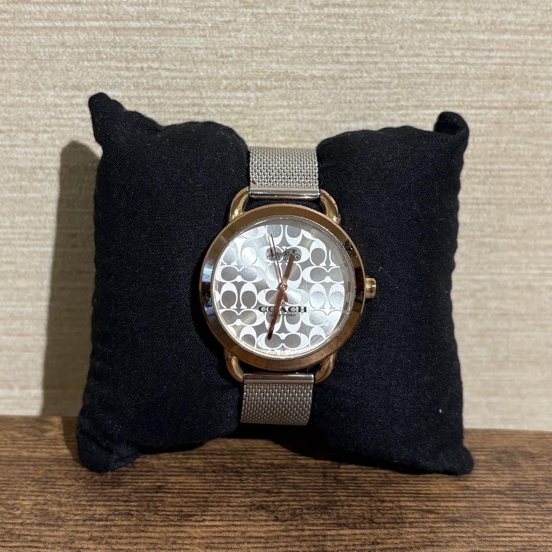 COACH/コーチ　腕時計　シグネチャー　アナログ　ステンレス