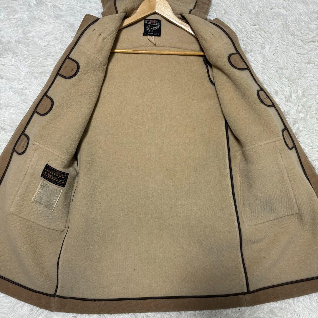 【希少】グローバーオール　ダッフルコート　ヘリンボーン　ヴィンテージ　ベージュ