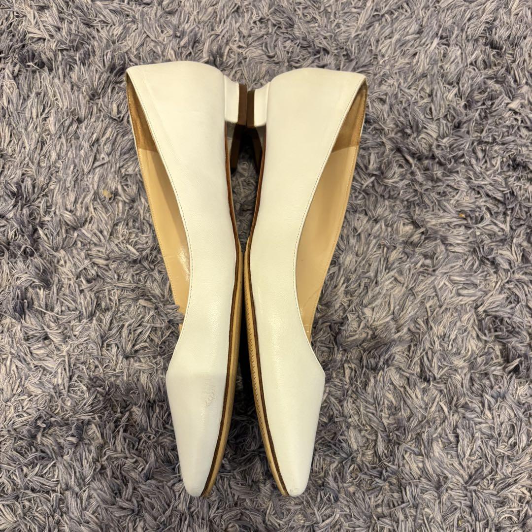MANOLO BLAHNIK マノロブラニク BB flat 36.5 ホワイト