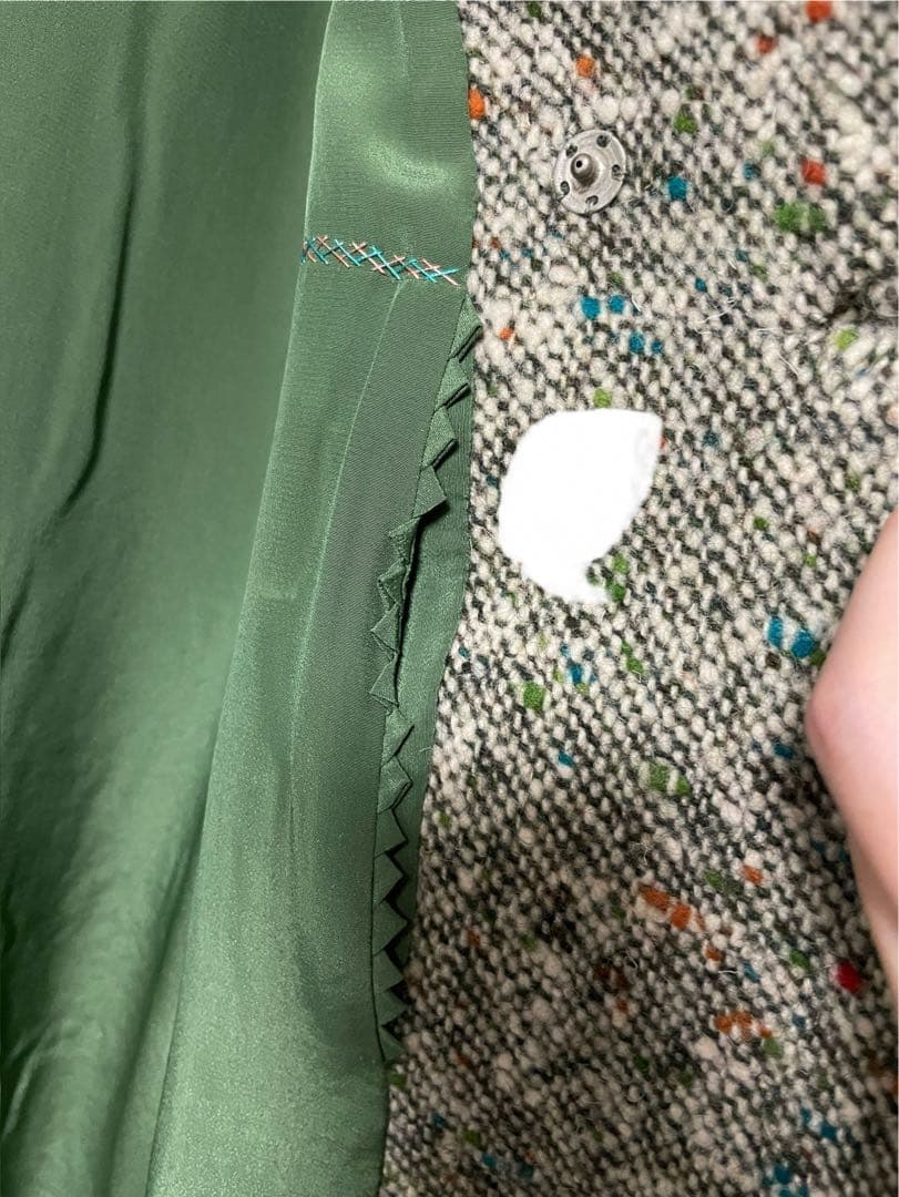 グレー系ツイード風ロングコート mdprevattcaulkingandwaterproofing.com