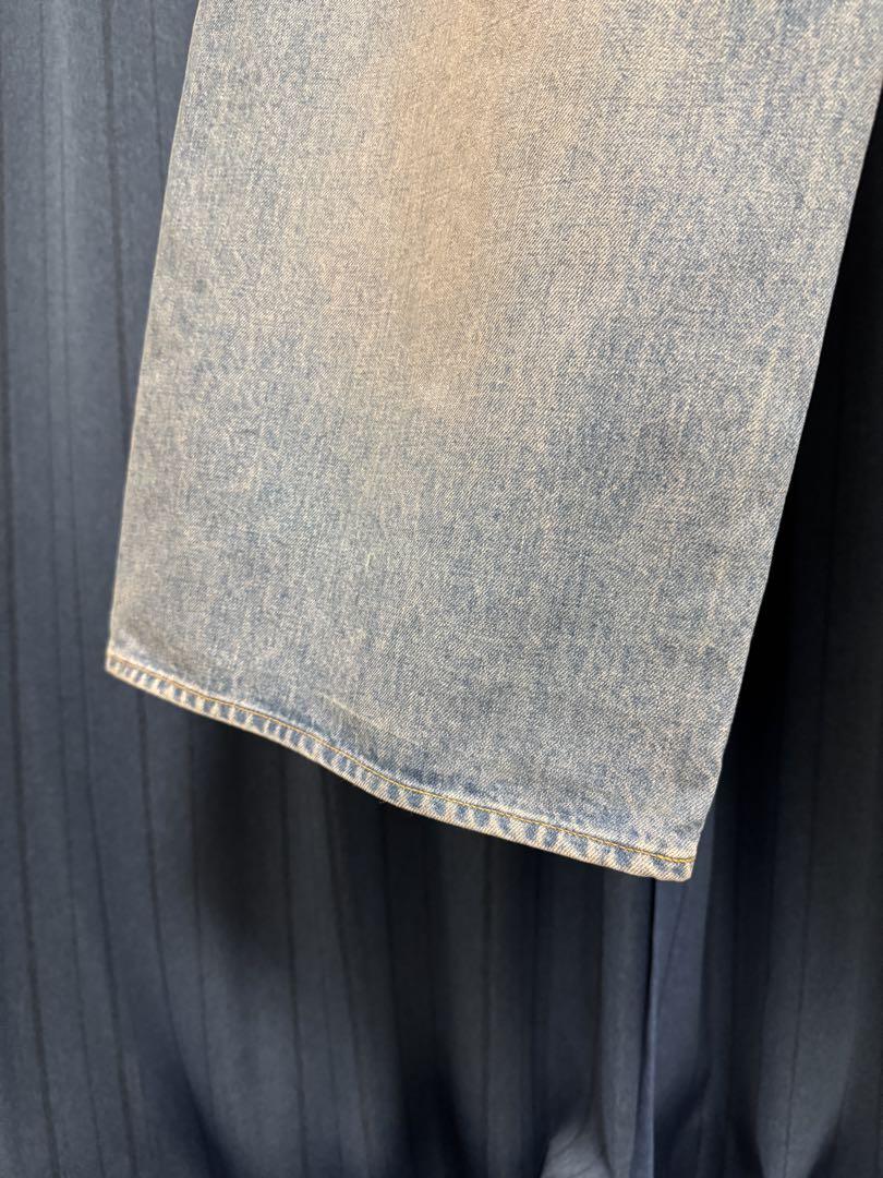 パンツ MASU BAGGY JEANS OVER DYE(PINK INDIGO)