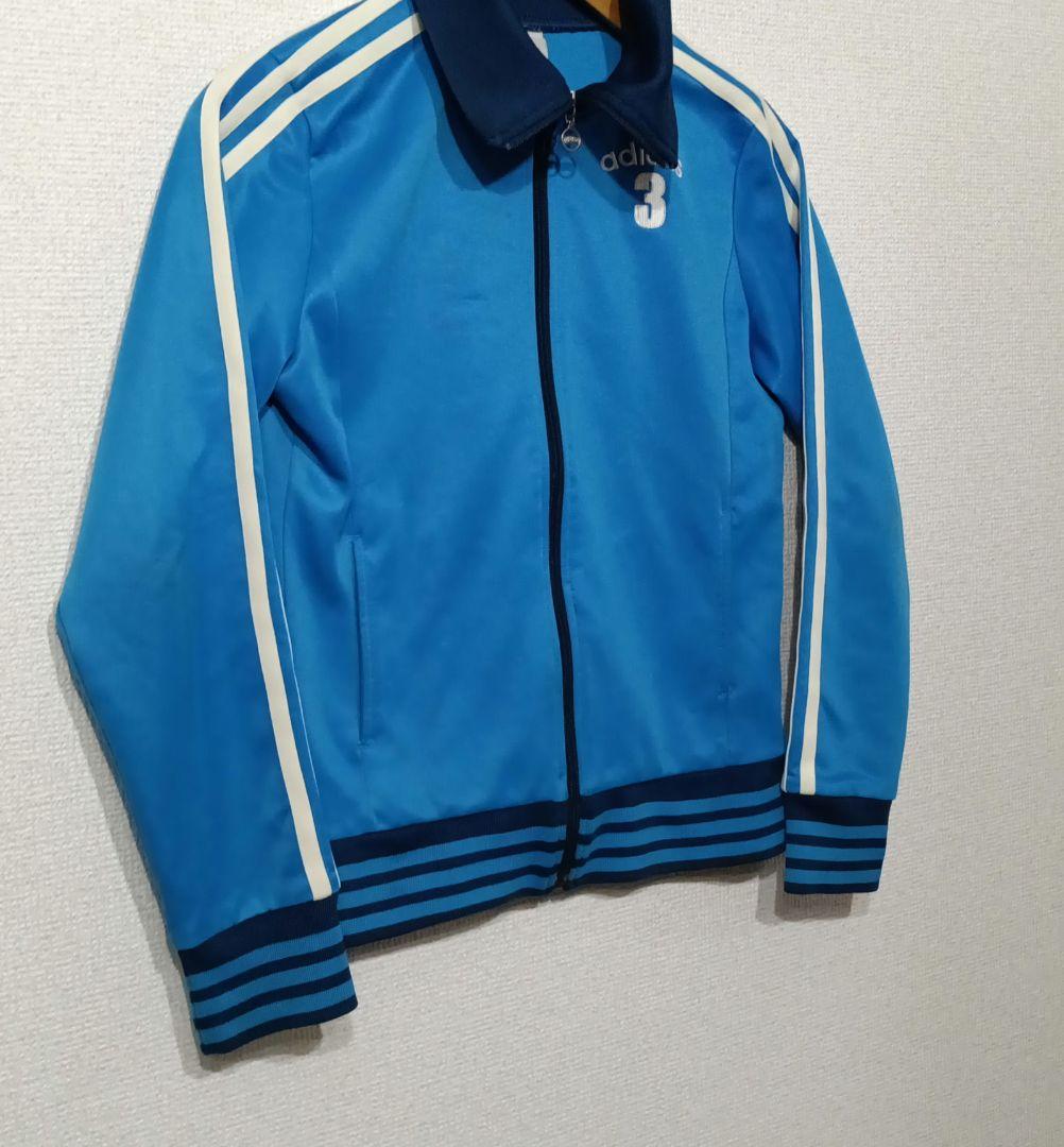 【希少】adidas トラックジャケット 希少 アディダス トラックジャケット スクエアジップ 濃紺 L