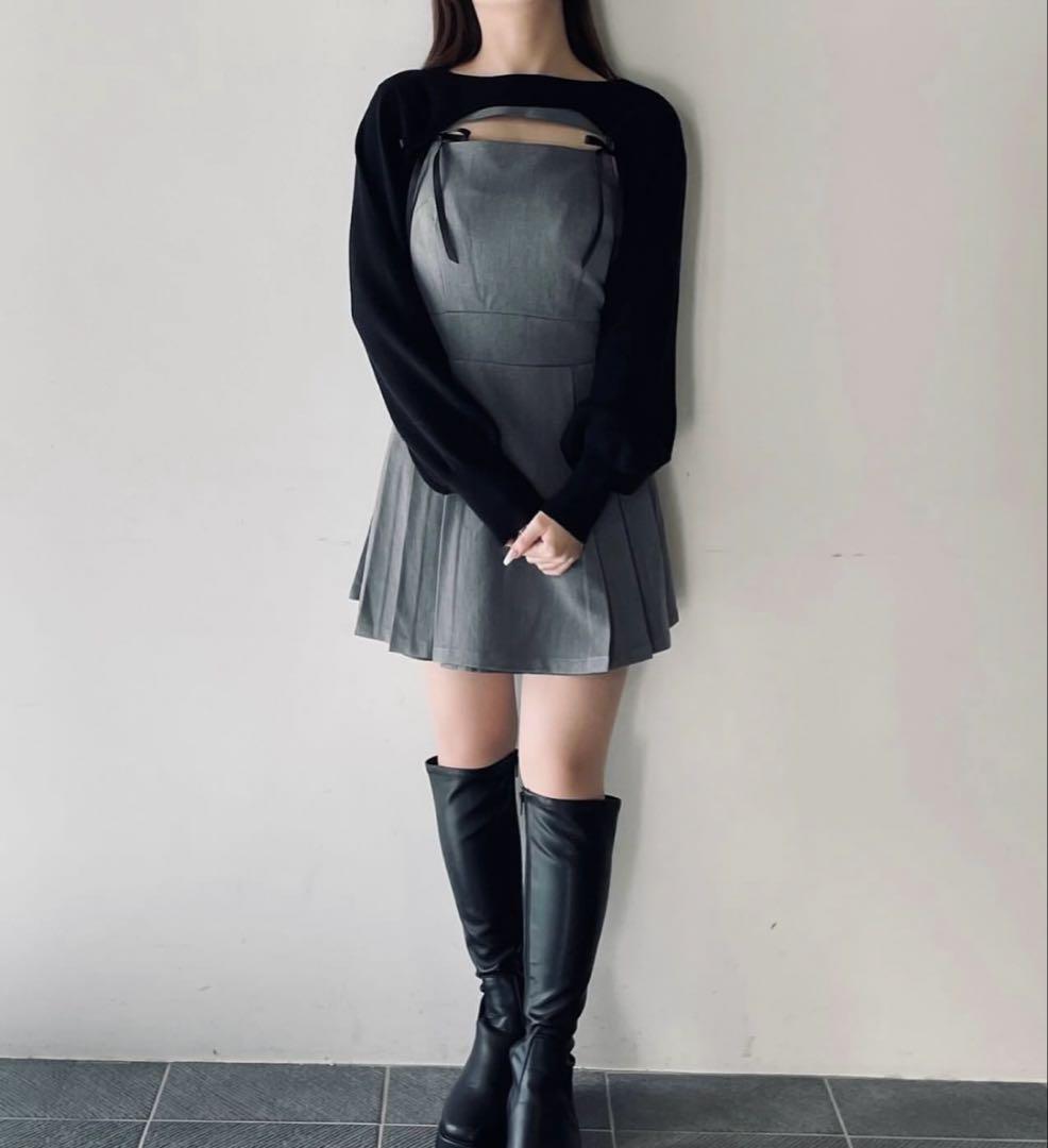 NOMAE ショートニットキャミワンピースセットワンピース