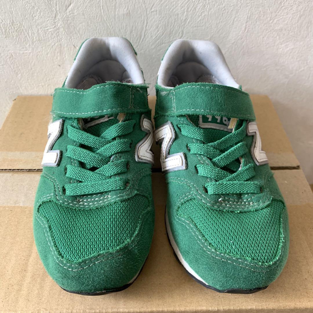 新品　ニューバランス　996 17センチ ニューバランス スニーカー 緑 17センチ 996 - メルカリ