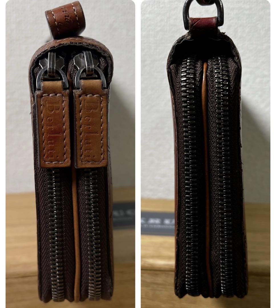 小物 Berluti TINEO2 Scritto Leather Wallet
