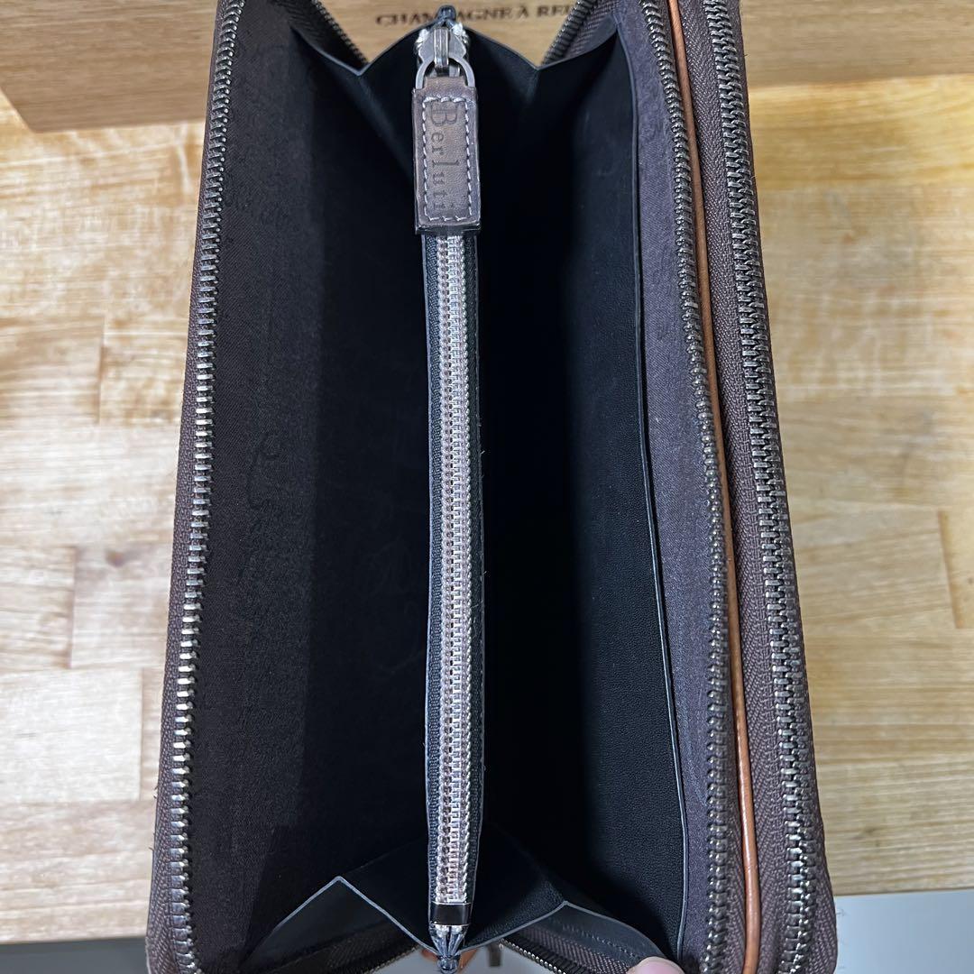 小物 Berluti TINEO2 Scritto Leather Wallet