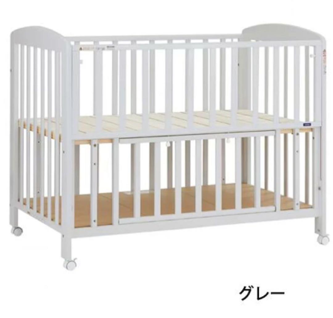 【mee】KATOJI  ベビーベッド　グレー