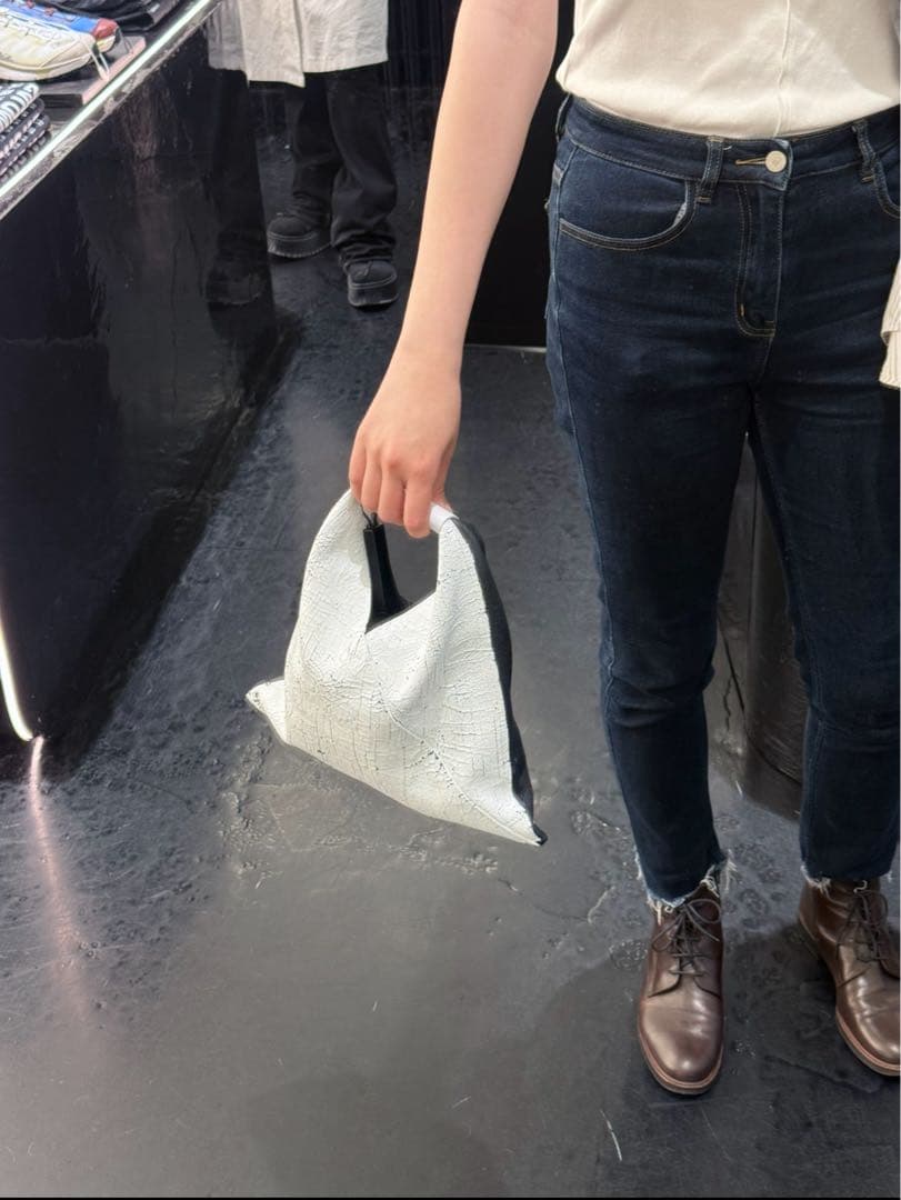 【ほぼ未使用】MM6 メゾンマルジェラ ジャパニーズバッグ ミニ 漆裂加工