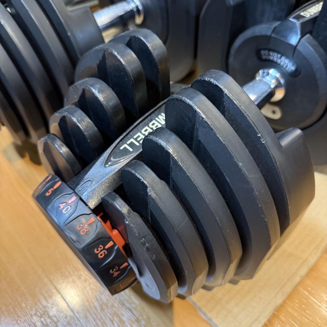 可変式ダンベル 片側 最大40kg×2 スタンドセットアジャスタブルダンベル ③ 可変式ダンベル 片側 最大40kg×2 スタンドセットアジャスタブル