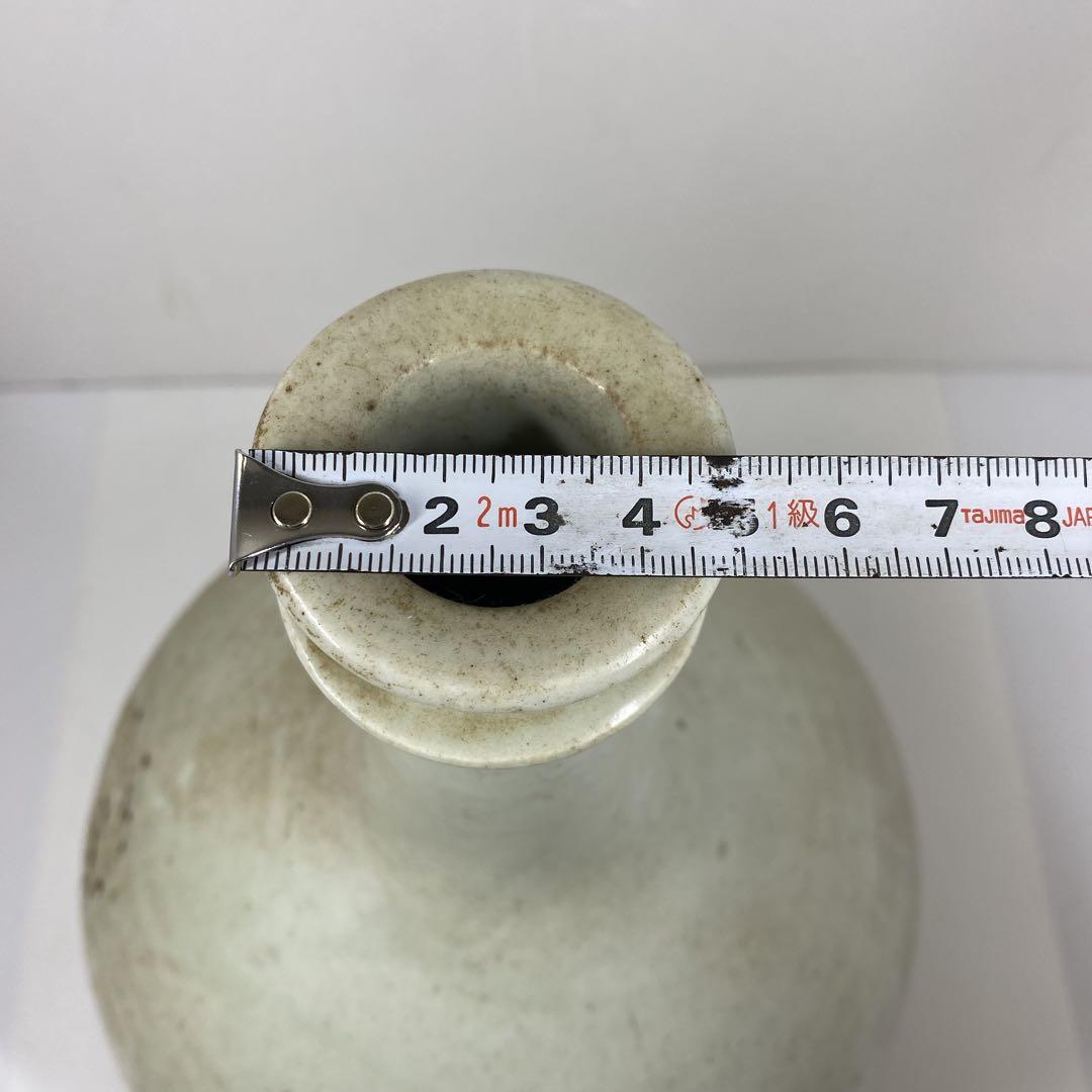 専用　李朝　白磁　花瓶　高さ31.5㎝　東な7-0405☆2F