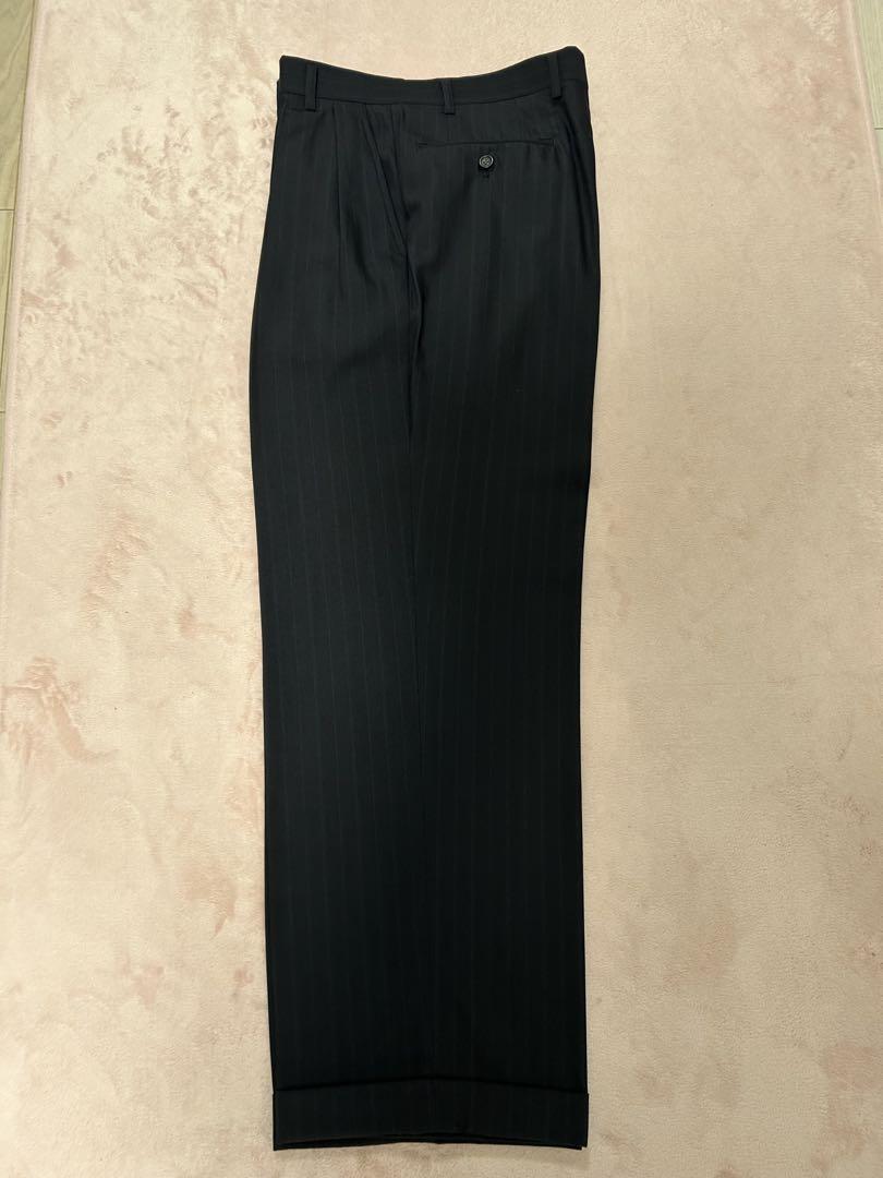 もりもり 美品！テットオム　ガルニエ　4つボタン　ダブルストライプスーツ