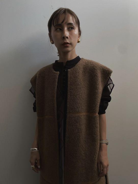 安い高評価 MOUTON LIKE KNIT VEST アメリビンテージ ベスト FbX0R-m37727702987 定番2022