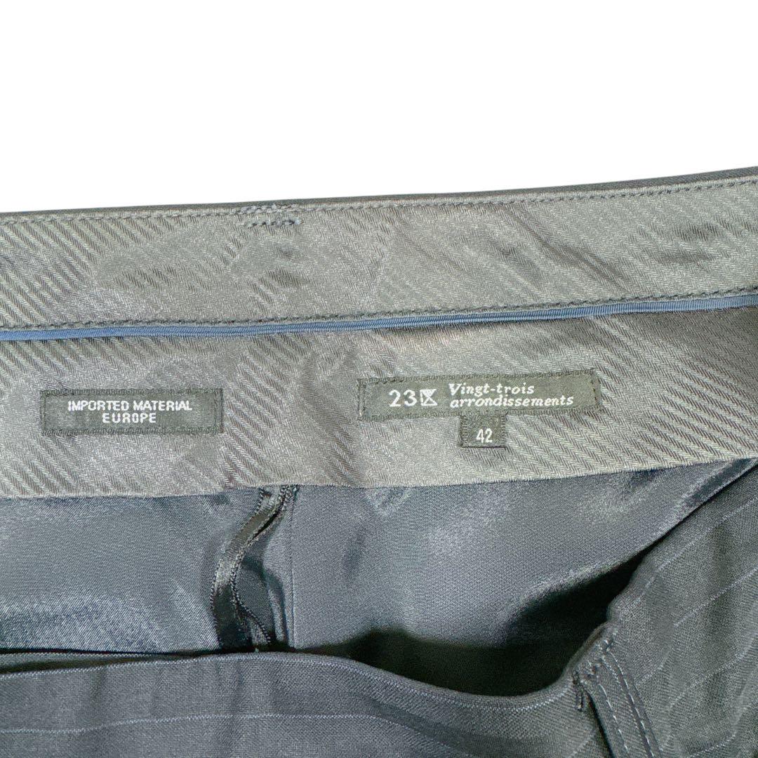 ꧁未使用級꧂ 23区 スーツセットアップ ストライプ 2点セット XL L